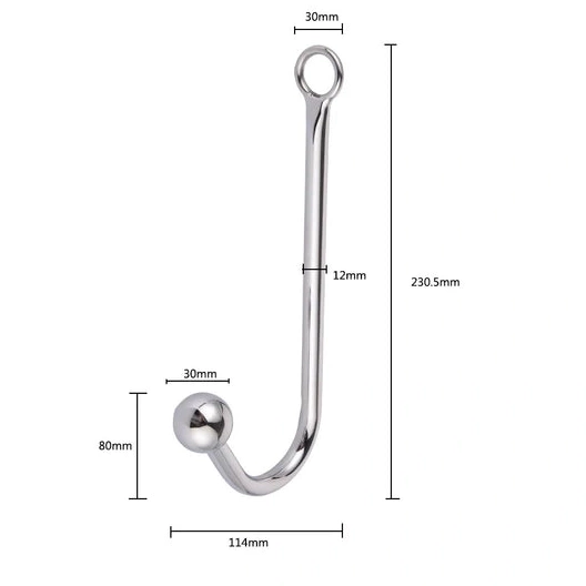 5334 Collar and Beaded Hook Anal Elegant Cuffs with 0412